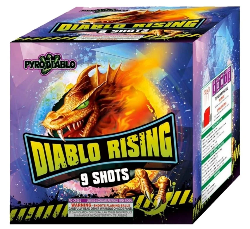 Recalled Pyro Diablo “Diablo Rising” 9 Shots