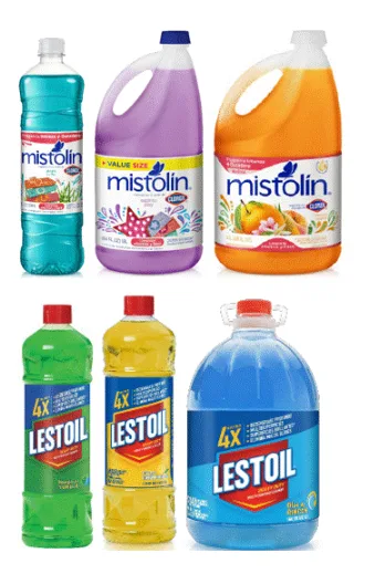 Clorox Puerto Rico 6 Million Scented Mistolin and Lestoil Multi-Purpose Cleaners