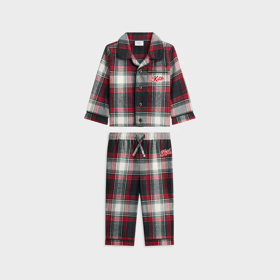 Recalled Kith Kids Kithmas Plaid Lounge Set