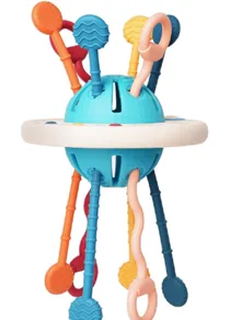 Recalled LiKee Pull String Teething Toy – UFO-Blue