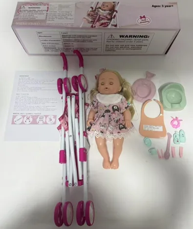 Recalled Baby Doll Playset