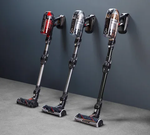 X-Force Flex vacuum cleaner (red, black and silver) that has the recalled lithium-ion battery in the handle