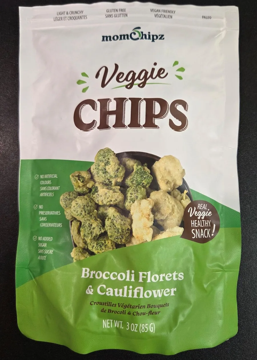 Veggie Chips (Broccoli Florets & Cauliflower)