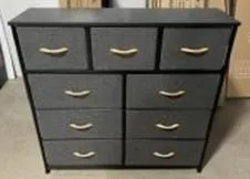 Recalled Wade Logan Annyka 9-Drawer Fabric Dresser (front)